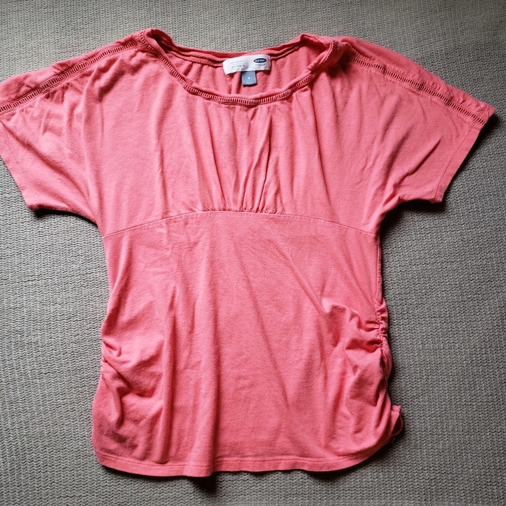 Coral Maternity Top